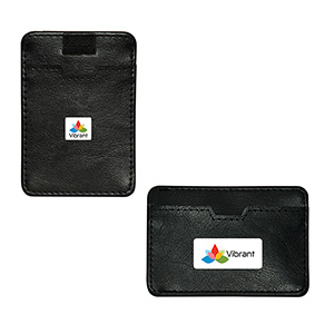 SL9360-C-CITY SLICK CARD HOLDER WALLET-Black (Clearance Minimum 200 Units)